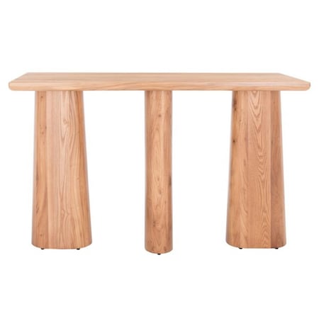 Safavieh Ryllae Elm Wood Console Table, Natural - 1 Box of 2 SFV2303A-2BX